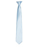 Colours satin clip tie Light Blue