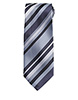 Tie - multi stripe Grey