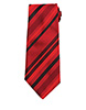 Tie - multi stripe Red