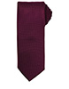 Micro waffle tie Aubergine