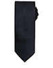 Micro waffle tie Black