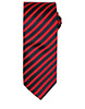 Double stripe tie RedBlack