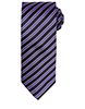 Double stripe tie Rich VioletBlack