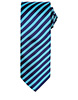 Double stripe tie TurquoiseNavy