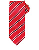 Waffle stripe tie RedBurgundy