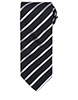 Sports stripe tie BlackSilver