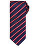 Sports stripe tie NavyRed