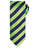 Club stripe tie LimeNavy