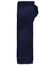 Slim knitted tie Navy