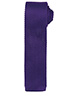 Slim knitted tie Purple