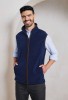 Artisan fleece gilet Navy/Brown