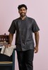  Veste de cuisine &agrave; manches courtes et fermeture zipp&eacute;e2