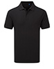 Unisex short sleeve polo shirt powered by HeiQ Viroblock Black