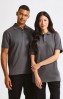 Unisex short sleeve polo shirt Dark Grey