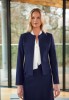Rosa Collarless Jacket Navy