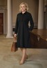 Virgo Shirt Dress Black