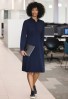 Virgo Shirt Dress Navy