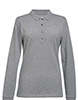 Anna Premium Cotton Polo Grey Marl