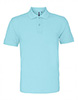 Asquith & Fox Men's Cotton Polo Shirt, Ocean