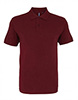 Asquith & Fox Men's Cotton Polo Shirt, Burgundy