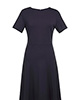 Robe en jersey extensible Belinda Marine2