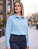 Bergamo Crepe de Chine Blouse Sky Blue