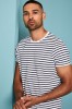 Breton Navy Striped T-Shirt, White/Navy