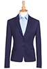 Calvi Slim Fit Jacket Mid Blue