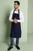 Canvas Clip Bib Apron, Blue