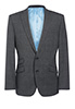 Cassino Slim Fit Jacket Grey Check