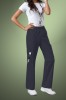 Cherokee Core Stretch Womens Mid Rise Pull-On Pant Cargo Scrub Pants 4005, Pewter