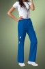 Cherokee Core Stretch Womens Mid Rise Pull-On Pant Cargo Scrub Pants 4005, Royal