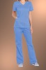 Haut Scrub Cherokee Core Stretch Femme V Neck 4710, Bleu Ciel7