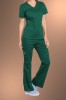 Cherokee Core Stretch Womens V Neck Scrub Top 4710, Hunter Green