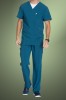 Cherokee Infinity Men's V-Neck Scrub Top CK900A, Caribbean Blue