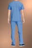 Cherokee Infinity Men's V-Neck Scrub Top CK900A, Sky Blue