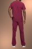 Cherokee Infinity Men's V-Neck Scrub Top CK900A, Wine