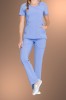 Cherokee Infinity Women's Mock Wrap Scrub Top 2625A, Sky Blue