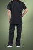 Cherokee Originals Unisex V-Neck Patch Pockets Scrub Top 4876, Black