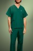 Cherokee Originals Unisex V-Neck Patch Pockets Scrub Top 4876, Hunter Green