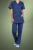 Cherokee Originals Unisex V-Neck Patch Pockets Scrub Top 4876, Navy