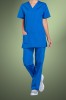 Cherokee Originals Unisex V-Neck Patch Pockets Scrub Top 4876, Royal