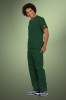 Cherokee Originals Unisex V-Neck Scrub Top 4777, Hunter Green