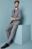 Men's Contemporary Modern Fit Blazer, Pale Grey