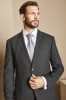 Men's Contemporary Modern Fit Blazer (Regular), Charcoal