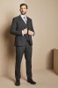 Men's Contemporary Modern Fit Blazer (Regular), Charcoal