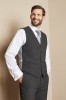 Men's Contemporary Vest, Charcoal