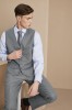 Men's Contemporary Vest, Pale Grey