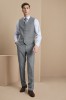 Men's Contemporary Vest, Pale Grey