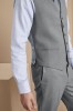 Men's Contemporary Vest, Pale Grey